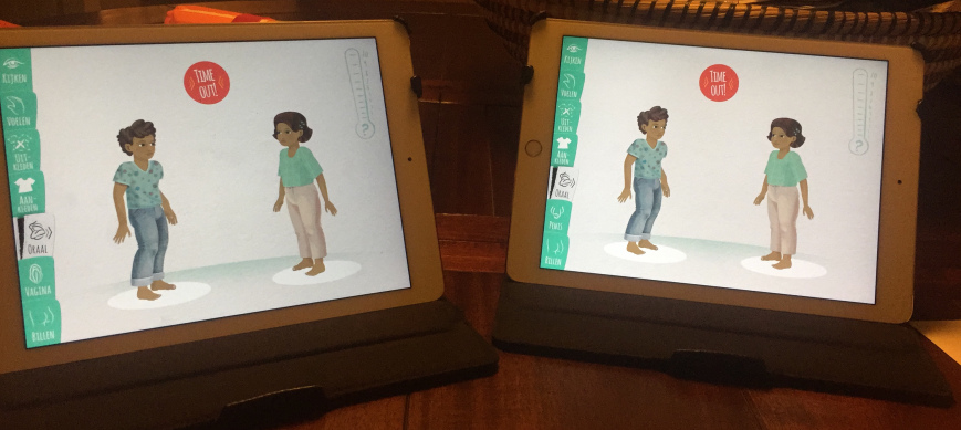 VilDu?! – Two character on two iPads
