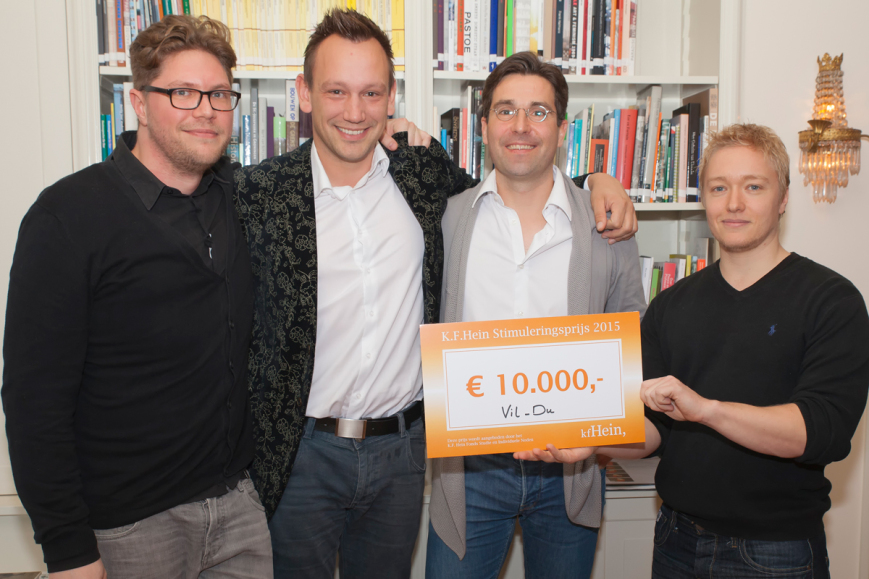 KF Hein Foundation co-financed the development of VilDu?! [Paul Bierhaus, Menno Deen, Frank Lips and Tim Pelgrim]